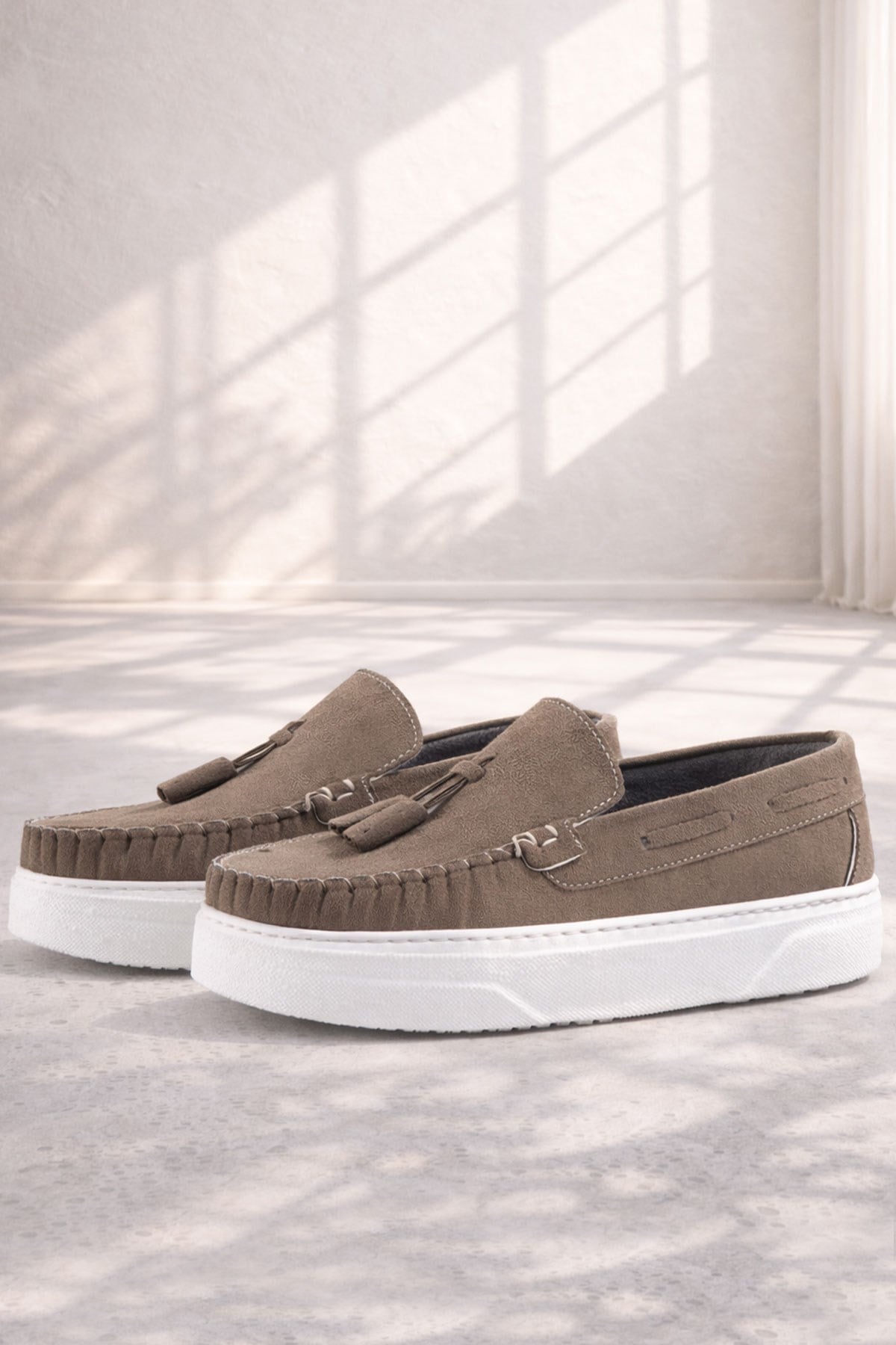 Rakerplus Sand-Colored Boys' Loafers