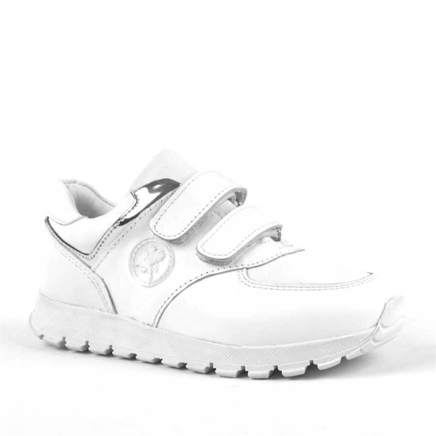 Rakerplus Genuine Leather Anatomic white Girls Athletic Shoes