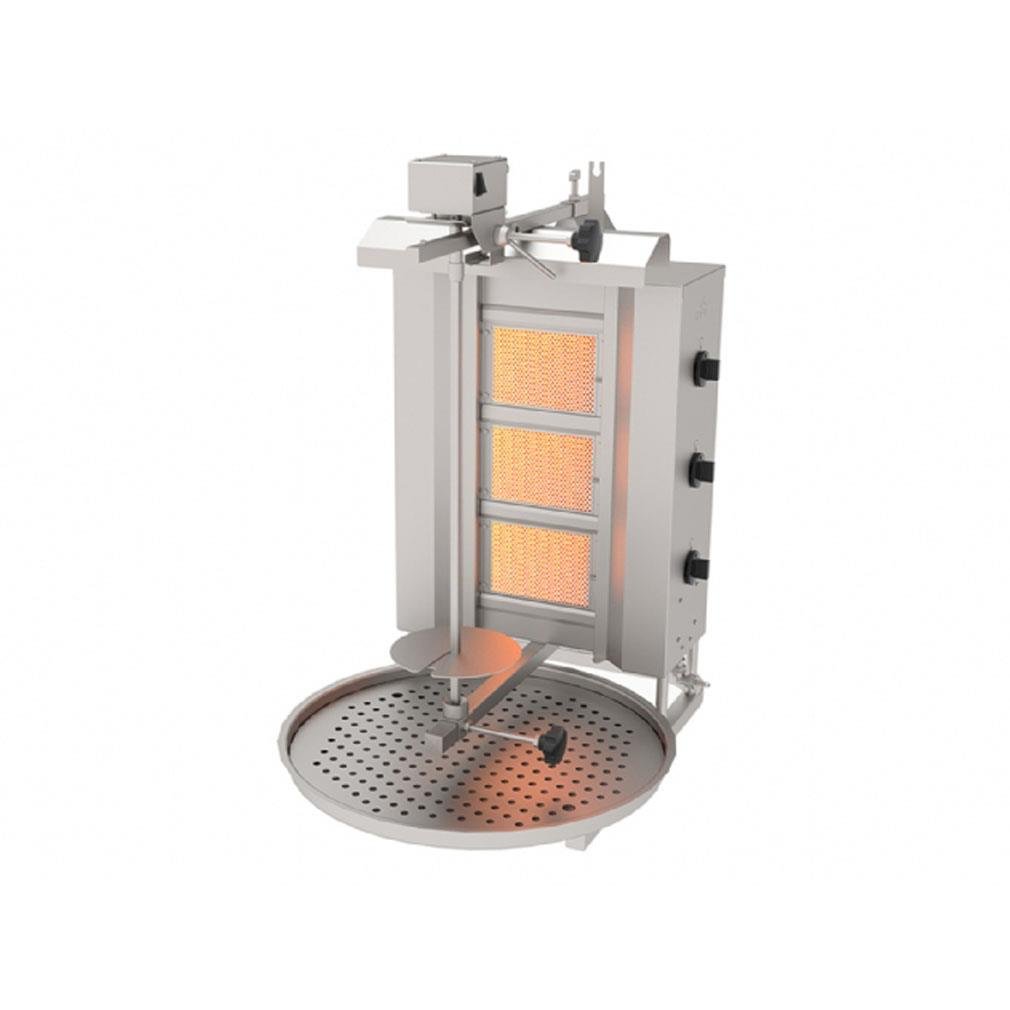 Atalay 3 Radyanlı Gazlı Üstten Motorlu Döner Ocağı