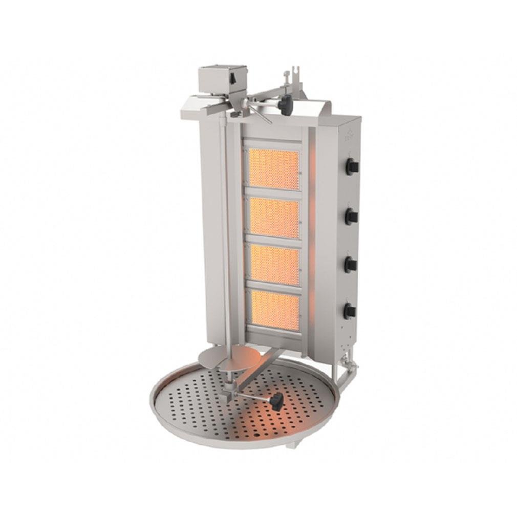 Atalay 4 Radyanlı Gazlı Üstten Motorlu Döner Ocağı