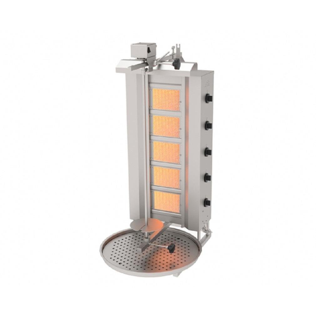 Atalay 5 Radyanlı Gazlı Üstten Motorlu Döner Ocağı