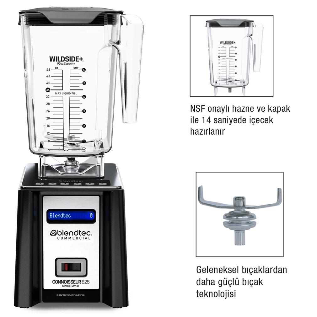 Blendtec Connoissuer 825 Spacesaver Bar Blender