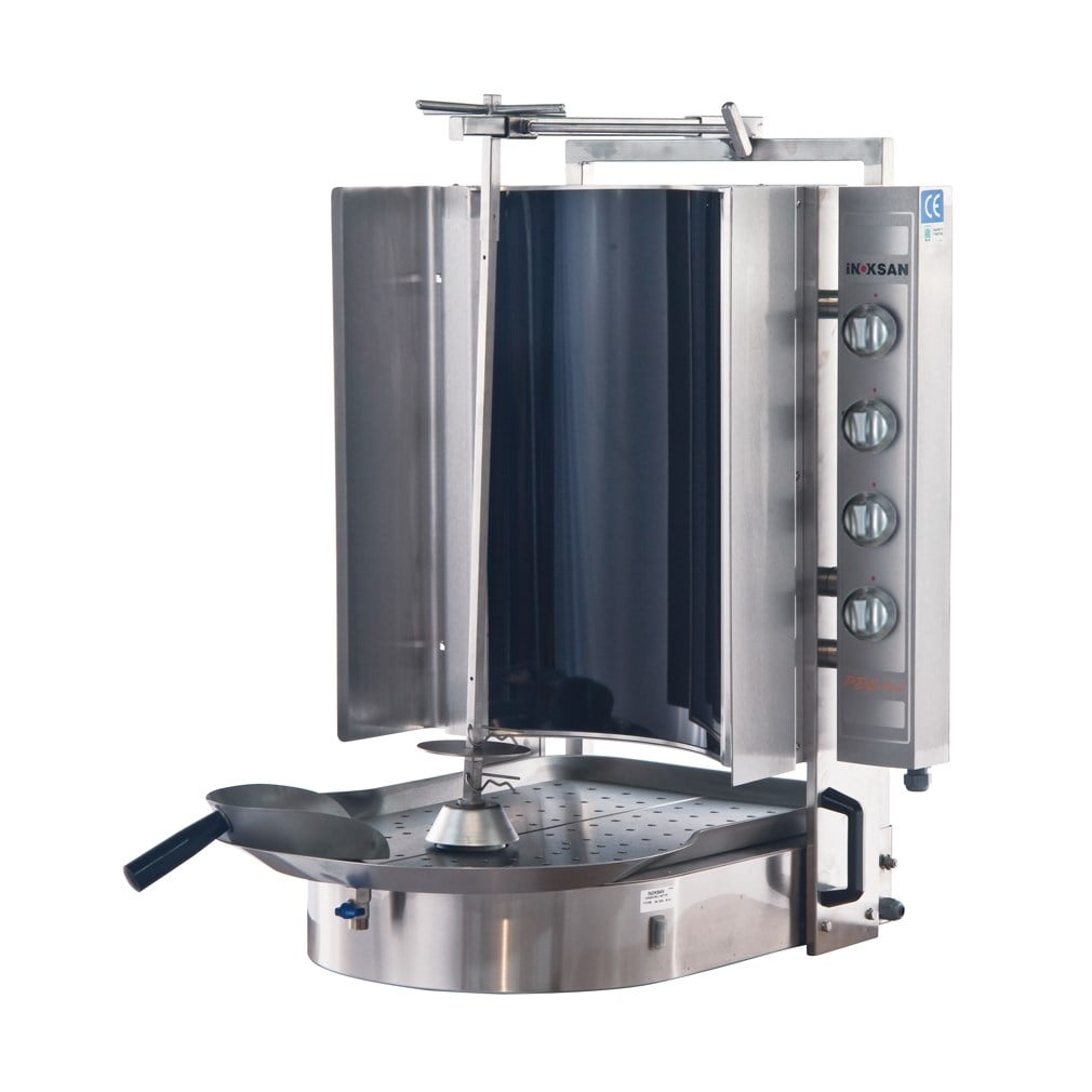 İnoksan-4 Radyanlı Robax Camlı Döner Ocağı