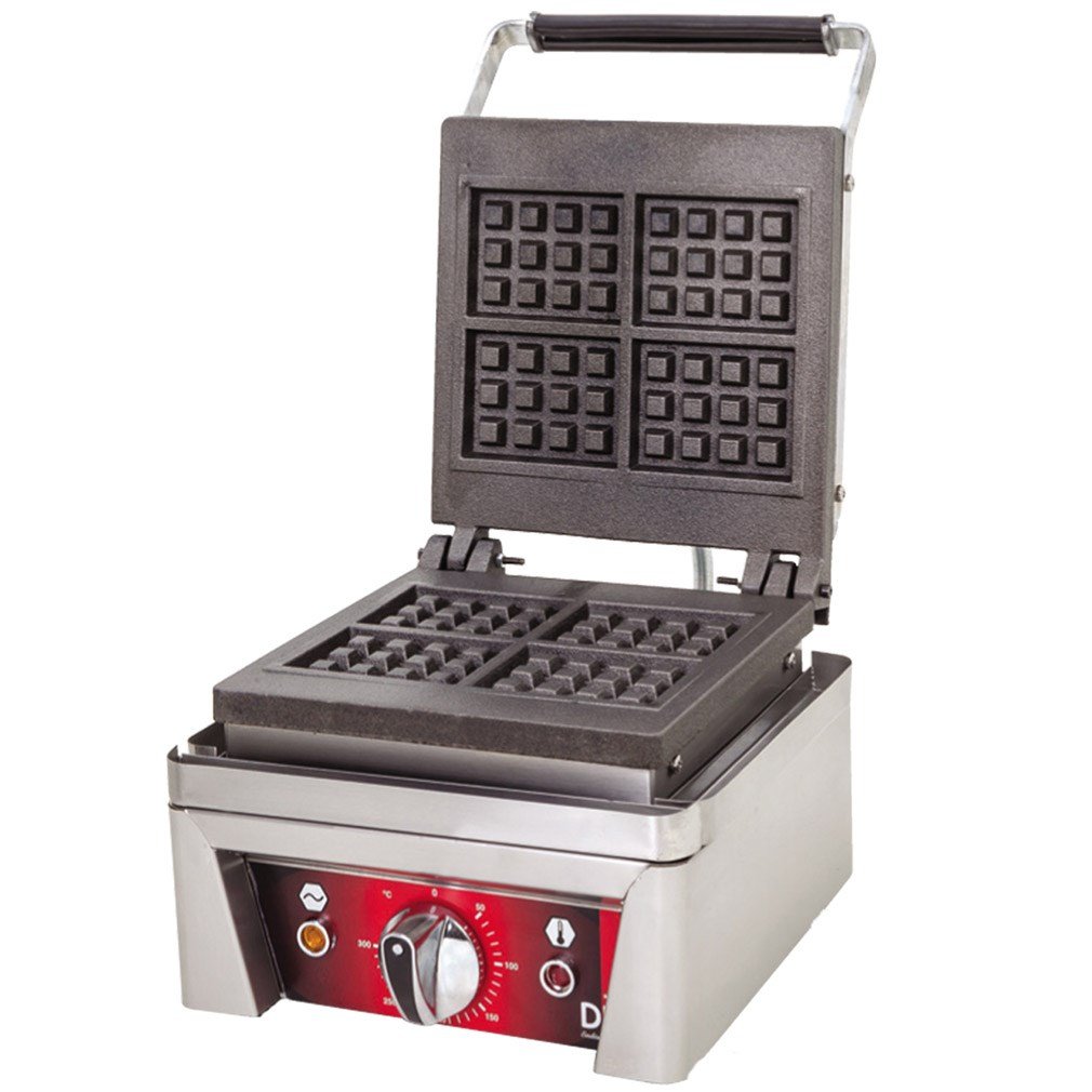 DRN Waffle Makinesi Tekli Kare Model