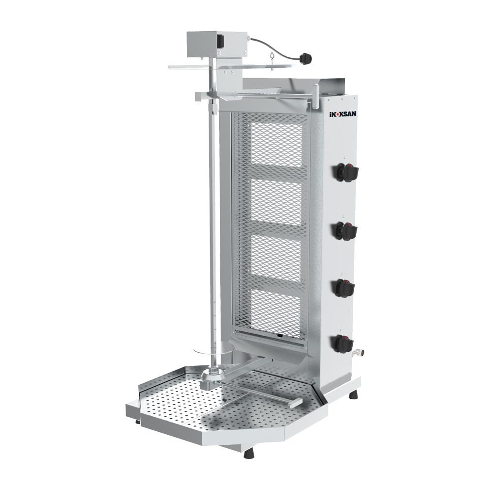İnoksan 4 Radyanlı Üstten Motorlu Gazlı Ekonomik Döner Ocağı