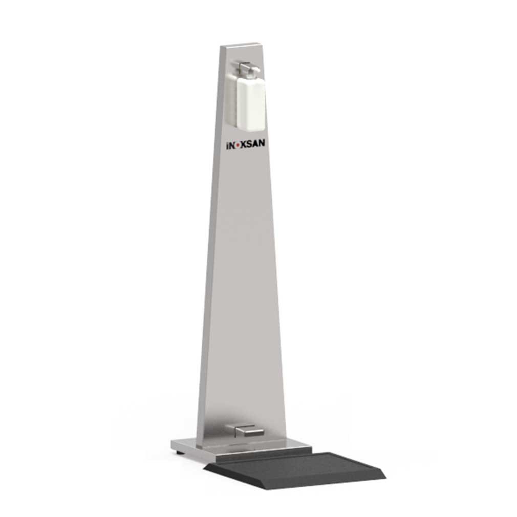 İnoksan El Dezenfektan Ünitesi(Ayaktan Basmalı + Hijyen Paspaslı)