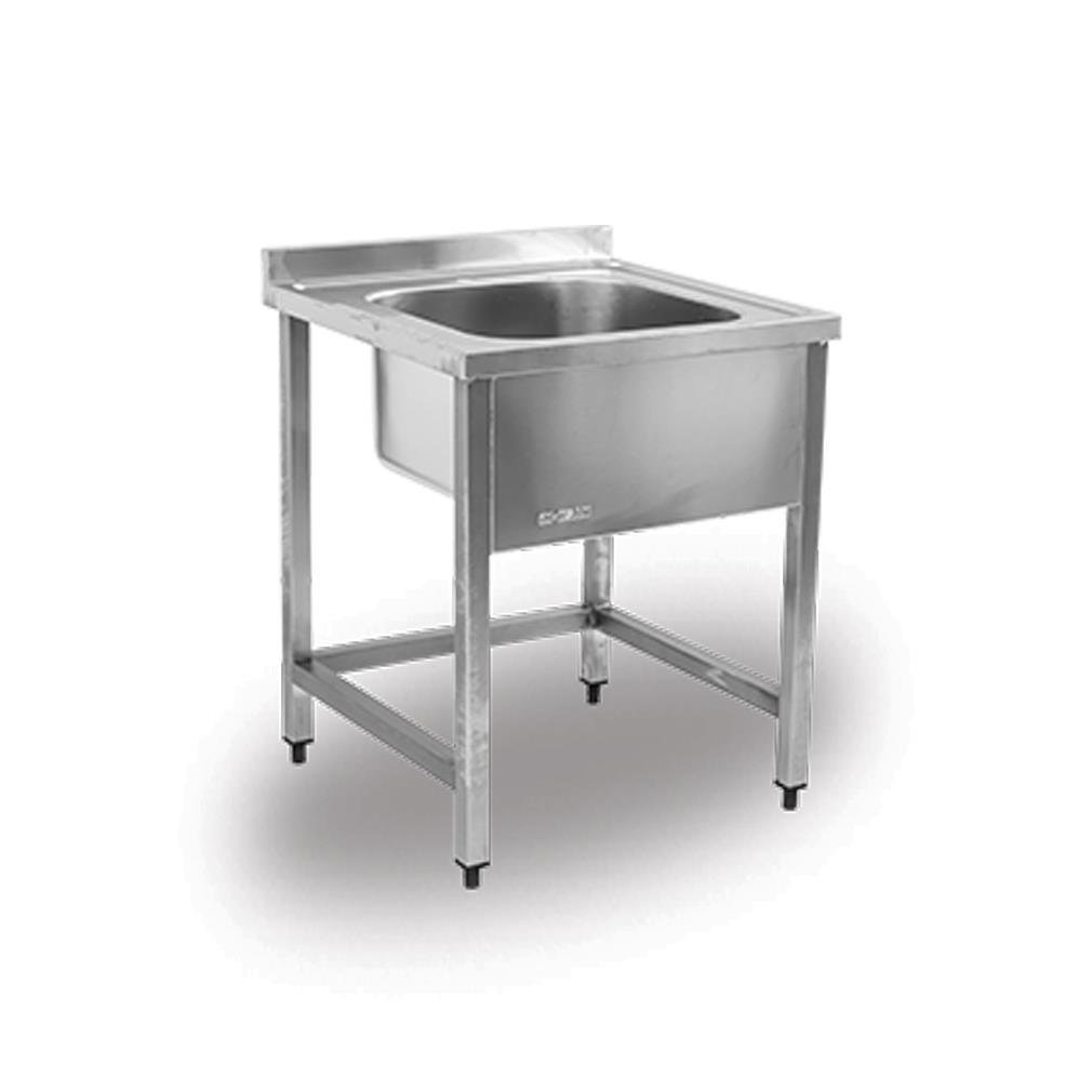 İnoksan - Paslanmaz Tek Evyeli Tezgah  60*70*85