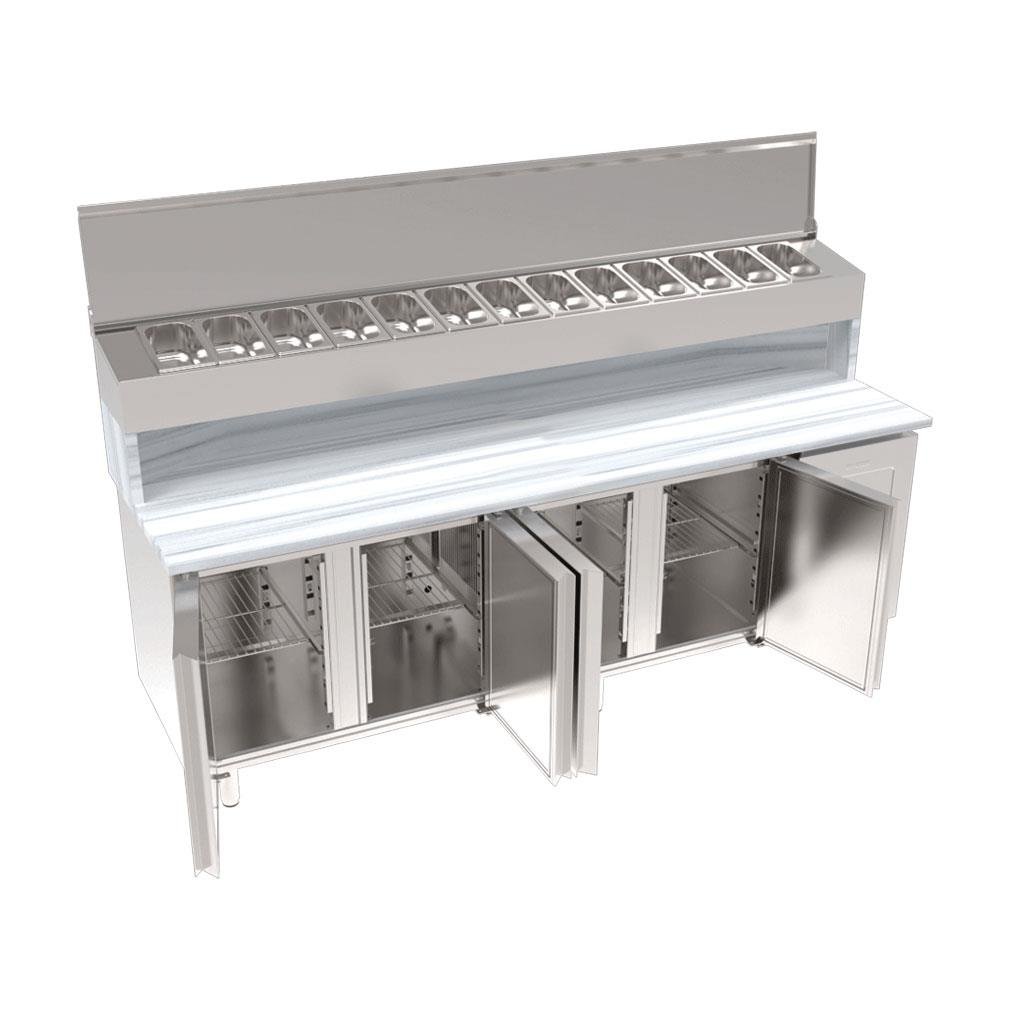 İnoksan - Pizza Hazırlık Ünitesi 4 Kapılı