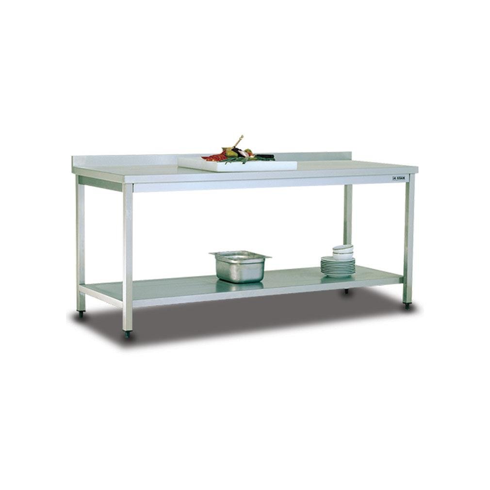 İnoksan - TCN140S - Standart Seri Alt Tablalı Çalışma Tezgahı 140x70x85 cm