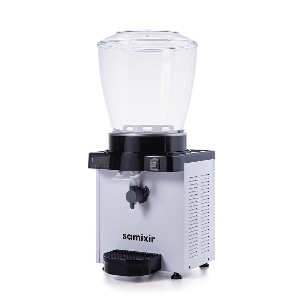 Samixir KAM22 Dijital Panoramik Köpüklü Ayran Dispanseri  22 L Beyaz