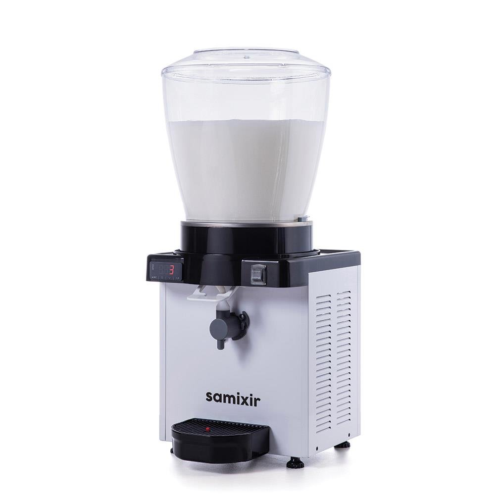 Samixir KAM22 Dijital Panoramik Köpüklü Ayran Dispanseri  22 L Beyaz