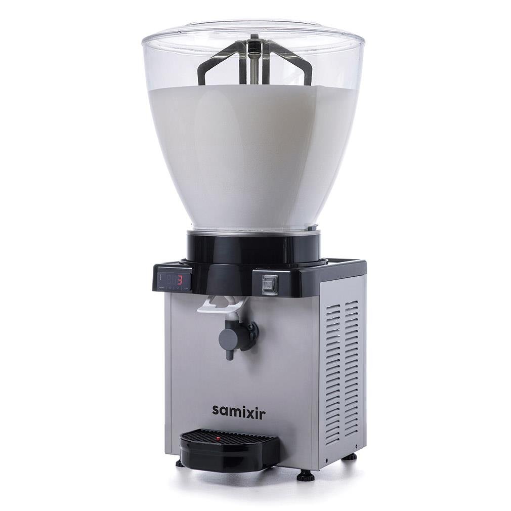 Samixir KAM40 Dijital Panoramik Köpüklü Ayran Dispanseri  40 L Inox