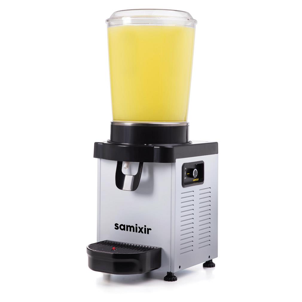 Samixir M10 Panoramik Karıştırıcılı Soğuk İçecek Dispanseri Analog İnox 10 L