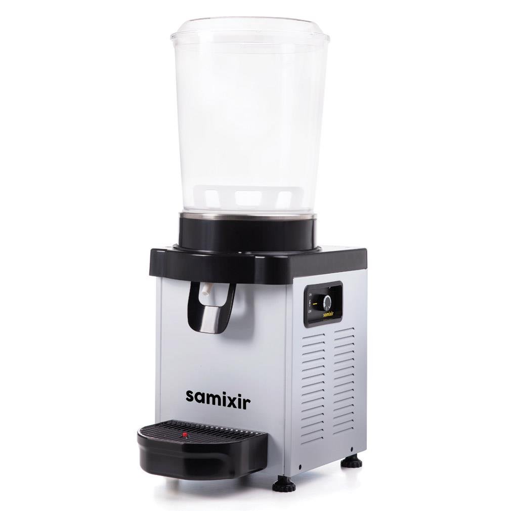 Samixir M10 Panoramik Karıştırıcılı Soğuk İçecek Dispanseri Analog İnox 10 L