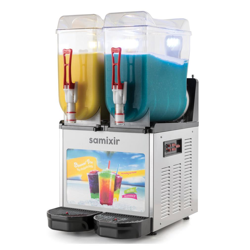 Samixir SLUSH24 TWIN ALLURE Buzlu İçecek Dispanseri 12+12 L  Inox