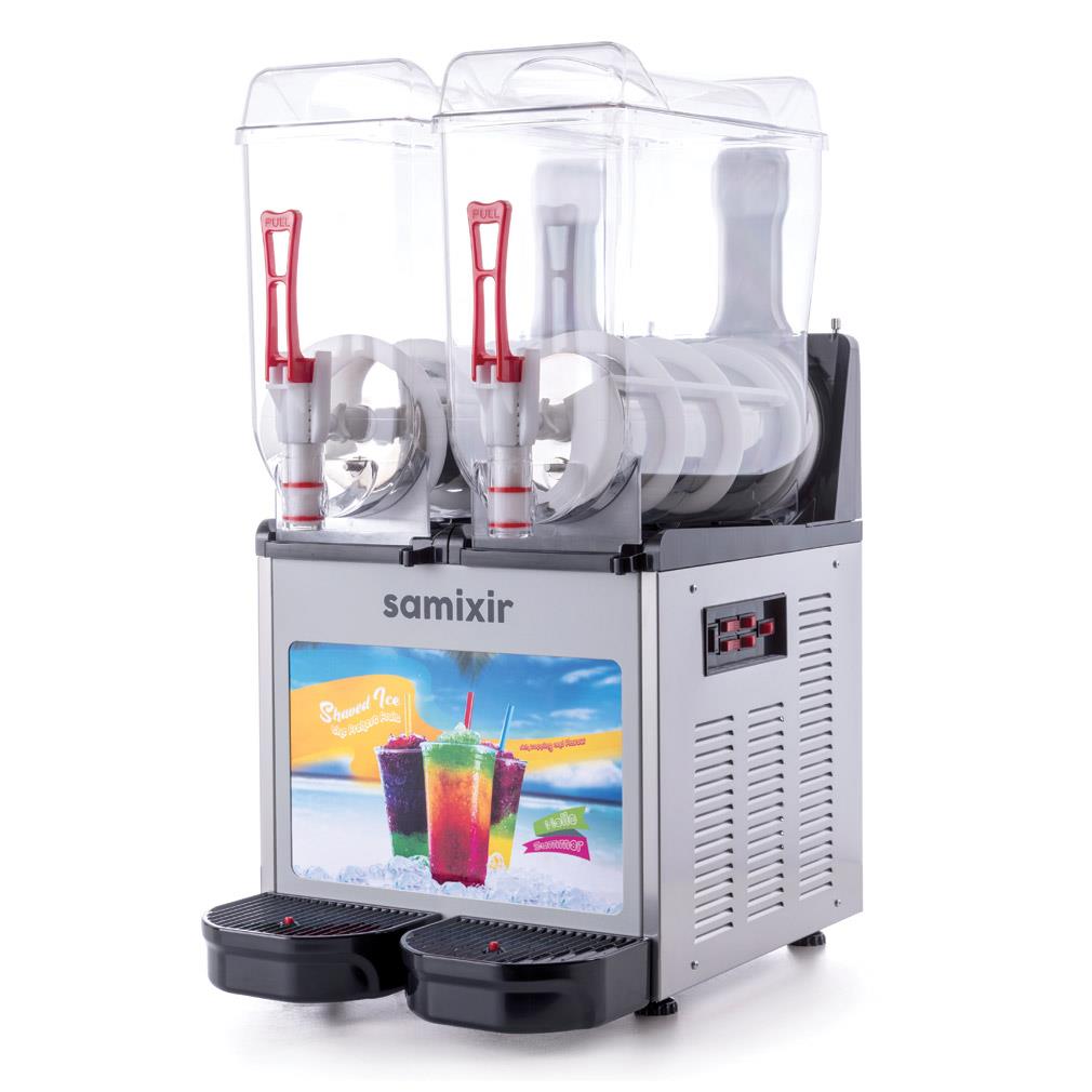 Samixir SLUSH24 TWIN ALLURE Buzlu İçecek Dispanseri 12+12 L  Inox