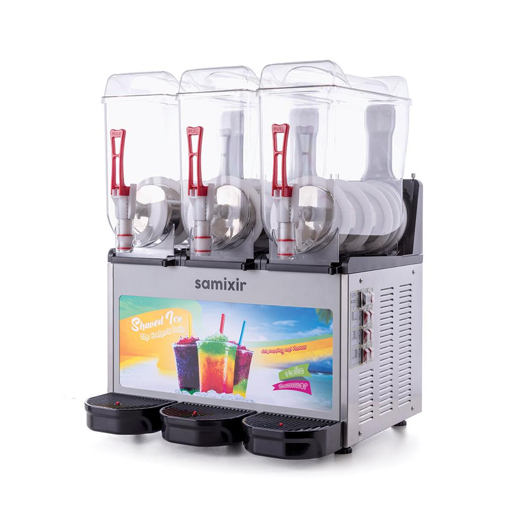 Samixir SLUSH36 TWIN ALLURE Buzlu İçecek Dispanseri 12+12+12 L  Inox