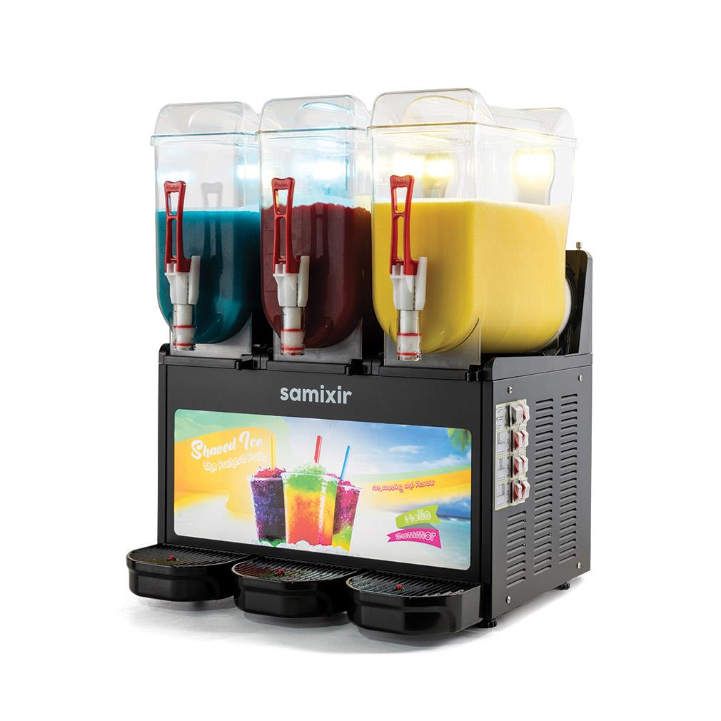 Samixir SLUSH36 TWIN ALLURE Buzlu İçecek Dispanseri 12+12+12 L  Siyah