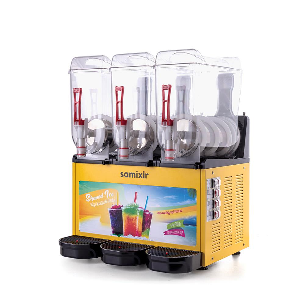 Samixir SLUSH36 TWIN ALLURE Buzlu İçecek Dispanseri 12+12+12 L  Sarı