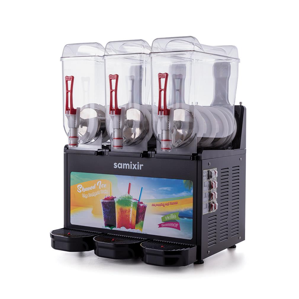 Samixir SLUSH36 TWIN ALLURE Buzlu İçecek Dispanseri 12+12+12 L  Siyah