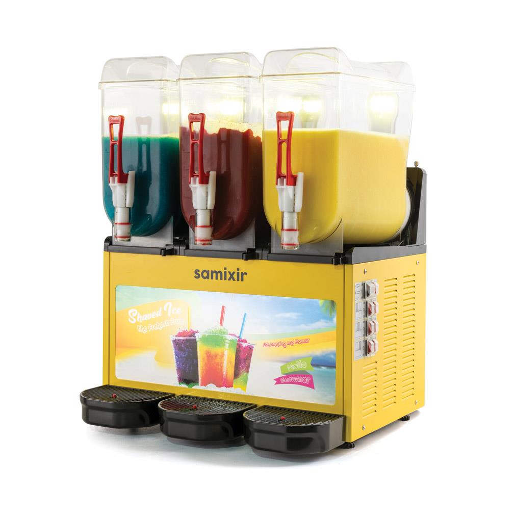 Samixir SLUSH36 TWIN ALLURE Buzlu İçecek Dispanseri 12+12+12 L  Sarı