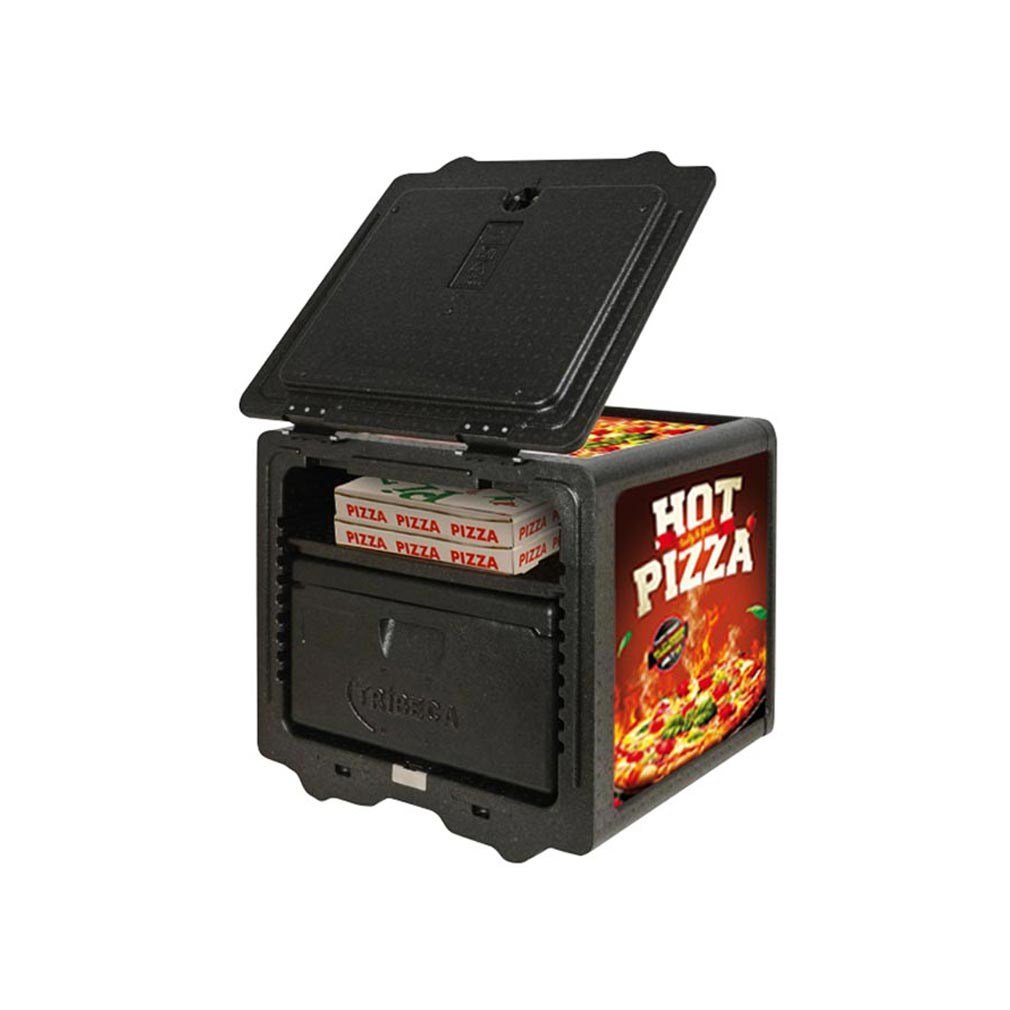 Tribeca EPP-MBP Önden Yüklemeli Motor Arkası Thermobox, 100 L, Siyah