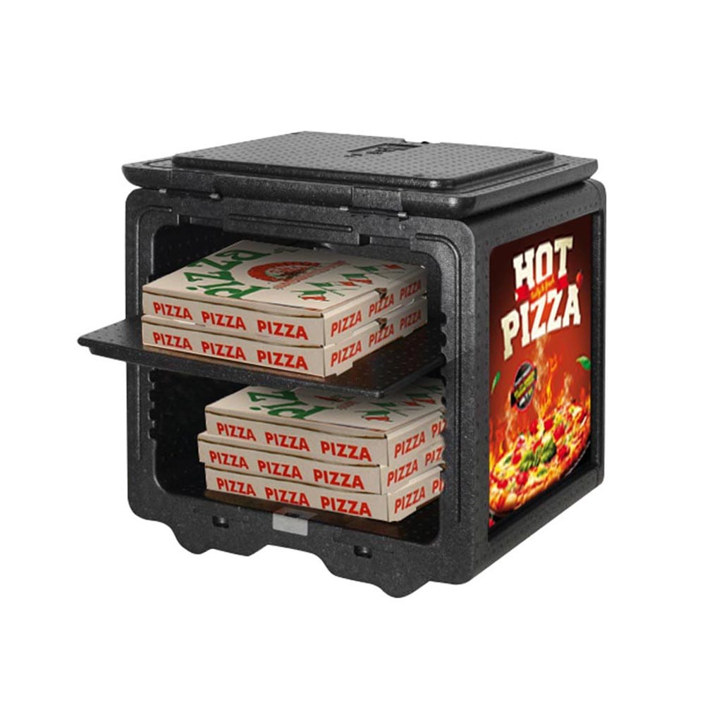 Tribeca EPP-MBP Önden Yüklemeli Motor Arkası Thermobox, 100 L, Siyah