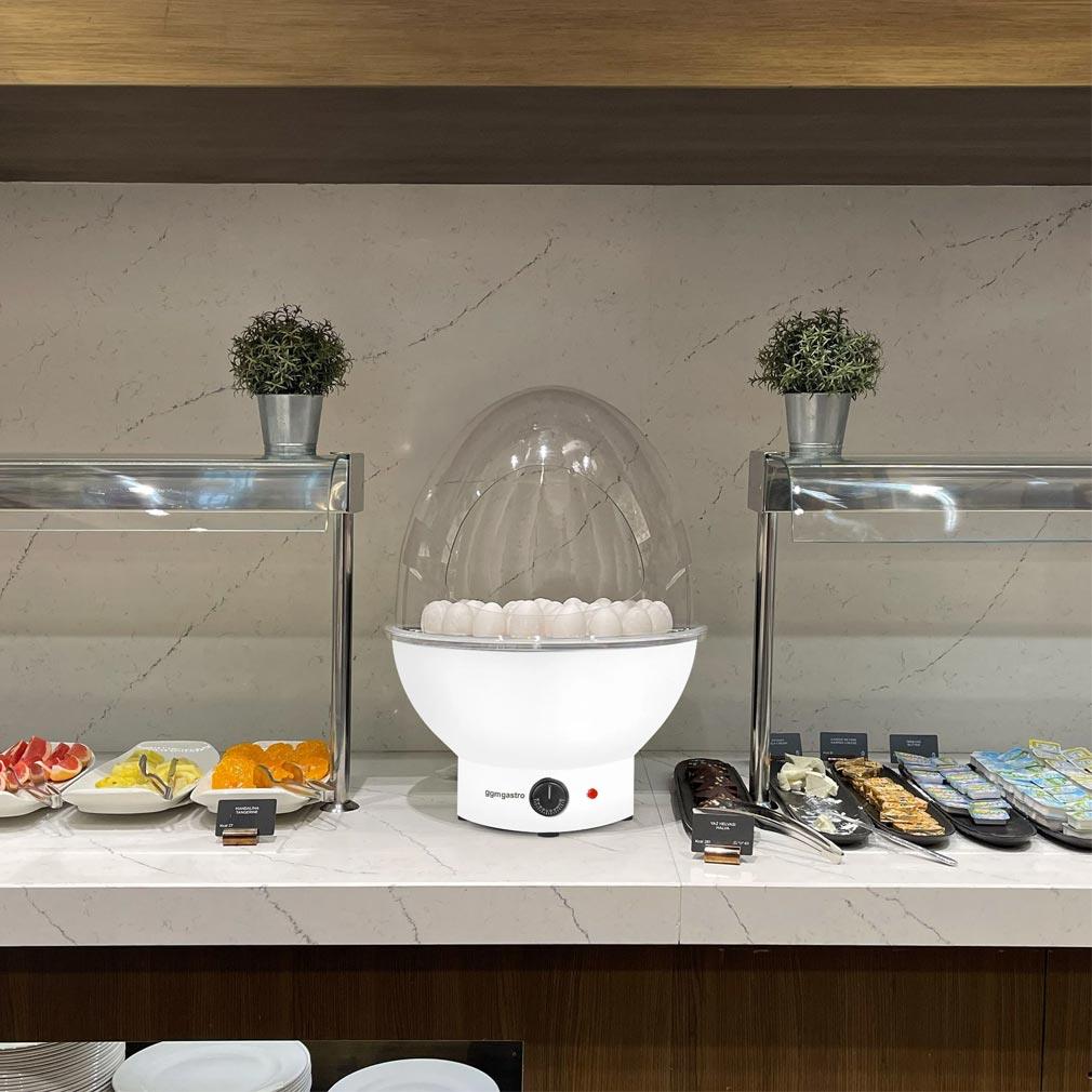 Yumurta Pişirici 37'li Beyaz Toz Boyalı