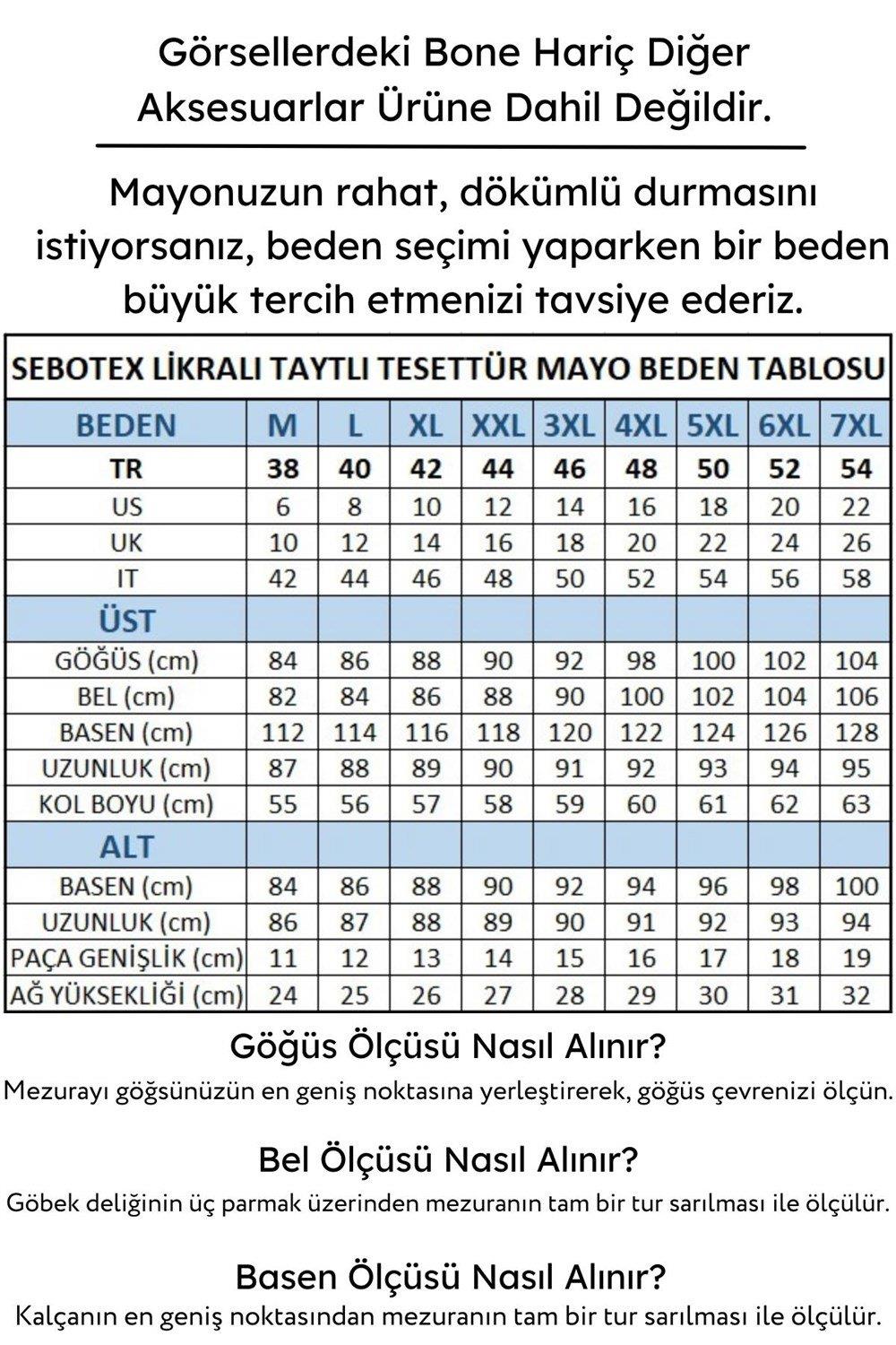 Pareo Model Tasarım Taytlı Kapalı Tesettür Mayo 2290
