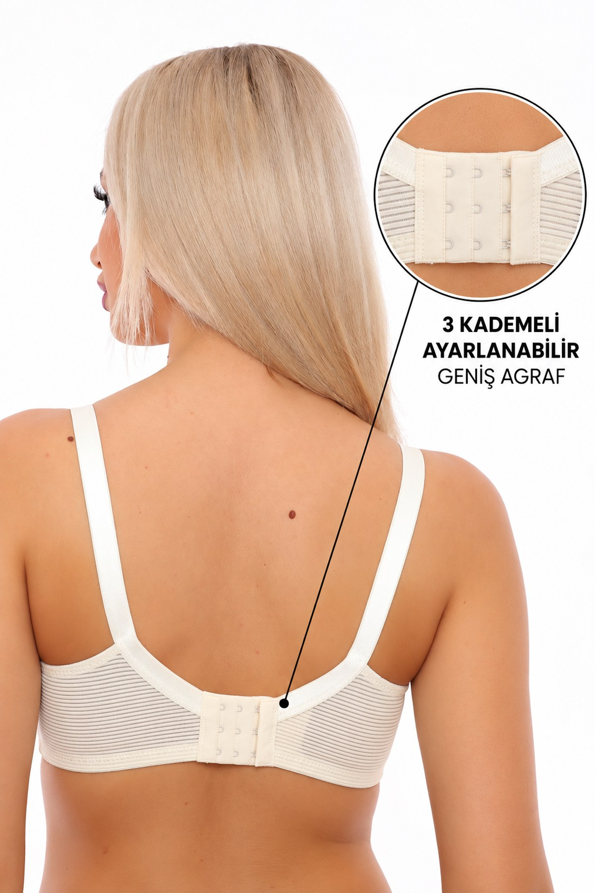 Telsiz Balensiz Desteksiz Dolgusuz Pedsiz Kapsız Toparlayıcı Minimizer Sütyen SB1005