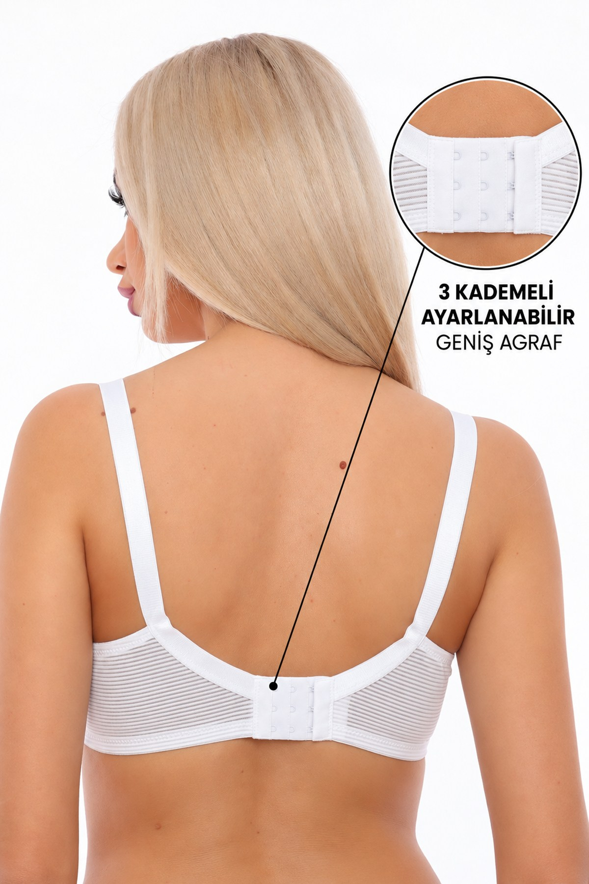 Telsiz Balensiz Desteksiz Dolgusuz Pedsiz Kapsız Toparlayıcı Minimizer Sütyen SB1005