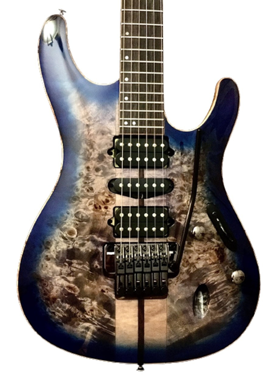  Ibanez S1070PBZ-CLB 6 Telli Cerulean Blue Burst Elektro Gitar