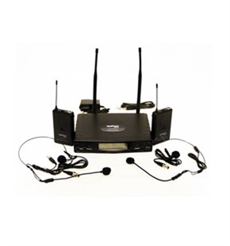  Spekon Solo 10 UHF İkili Yaka Mikrofon Seti