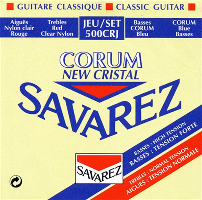 500CRJ - Corum New Crystal Red Nylons - Klasik Gitar Teli