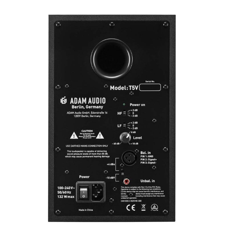 ADAM Audio T5V 5-Inch Aktif Stüdyo Monitör Hoparlör (Tek)