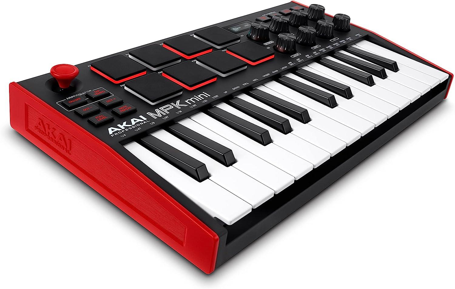 AKAİ MPK MİNİ3 25 Tuşlu Siyah Profesyonel Midi Klavye