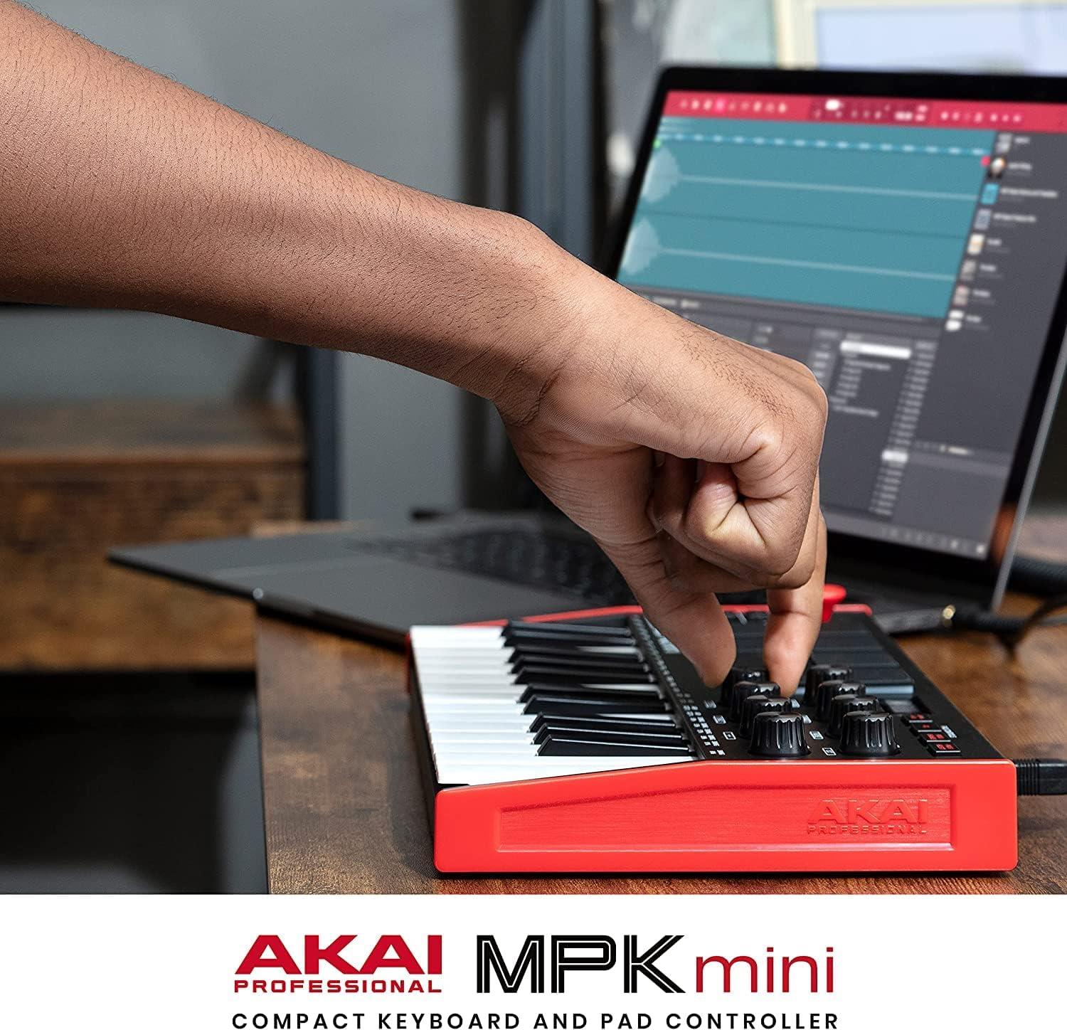AKAİ MPK MİNİ3 25 Tuşlu Siyah Profesyonel Midi Klavye