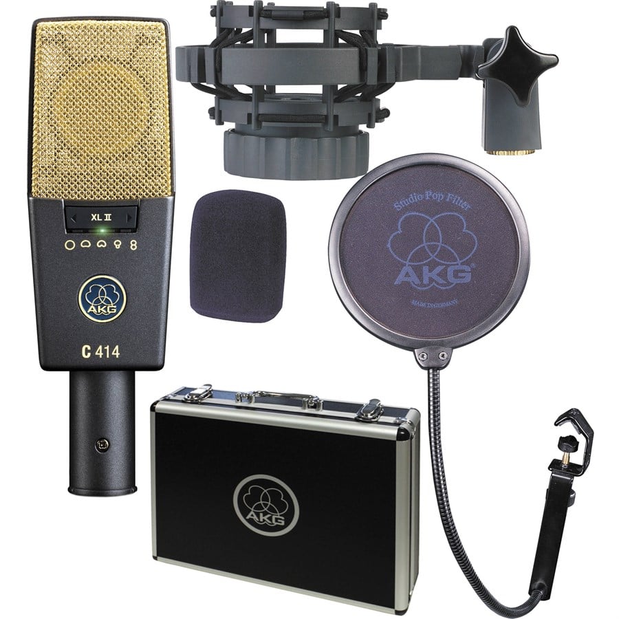AKG C414 XLII Profesyonel Studyo Kayıt Mikrofonu