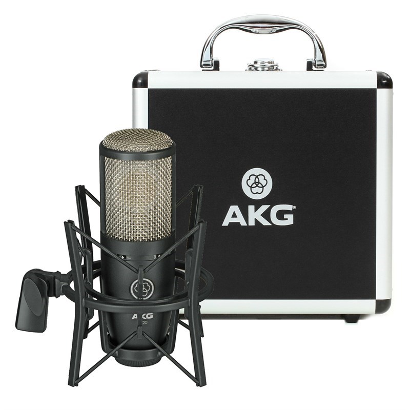 Akg P220 + Focusrite Scarlet Solo + Akg K52 + Provoice Stand ,Kablo ve Yalıtım Paneli Kayıt Seti