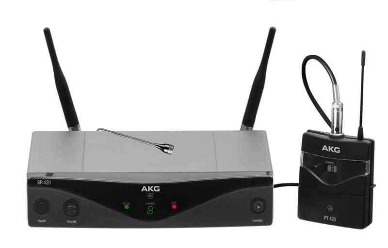 Akg WMS420 PRESENTER SET Band A - Kablosuz Yaka Mikrofon Seti