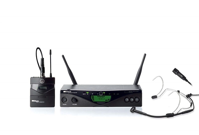 Akg WMS470 PRES SET BD5-A-50MW - Kablosuz Yaka + HeadSet Mikrofon Seti
