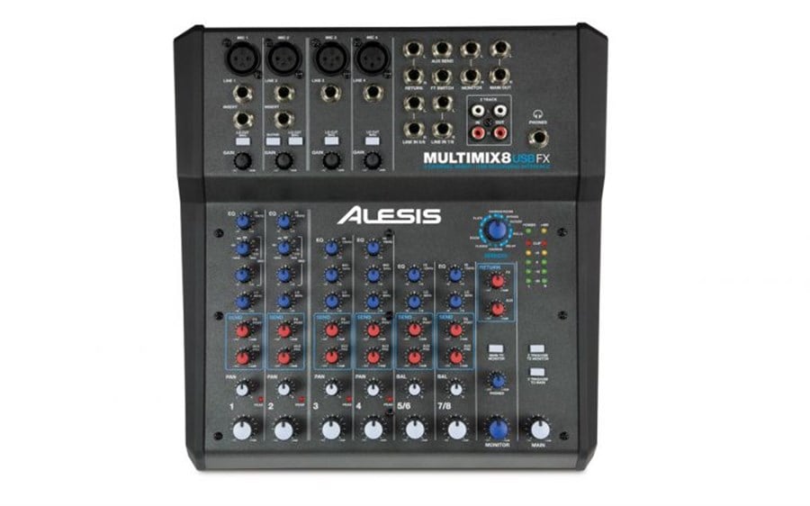 Alesis MultiMix 8 USB FX 8 Kanallı USB Mikser