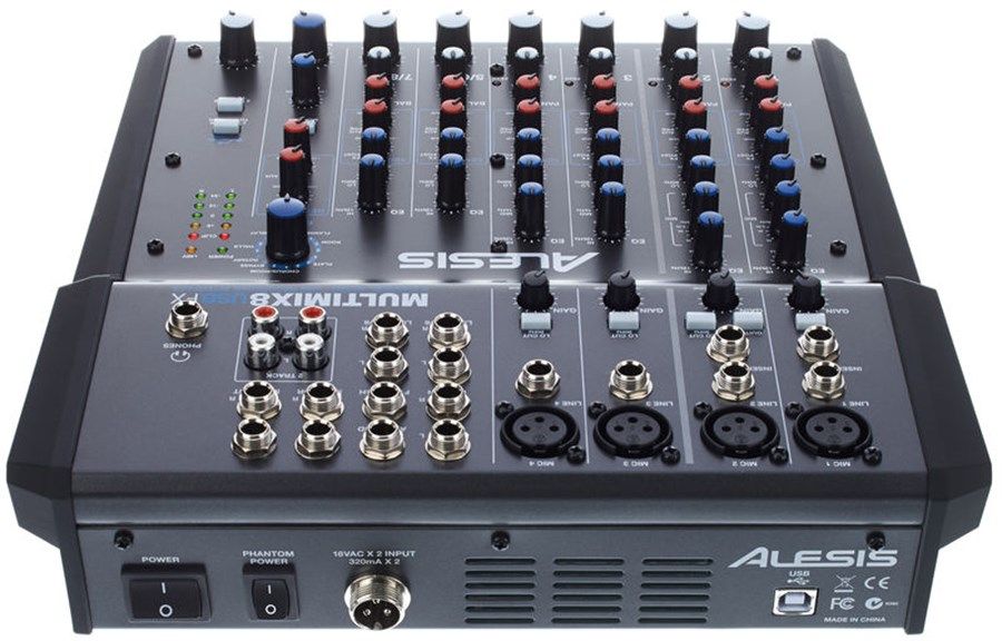 Alesis MultiMix 8 USB FX 8 Kanallı USB Mikser
