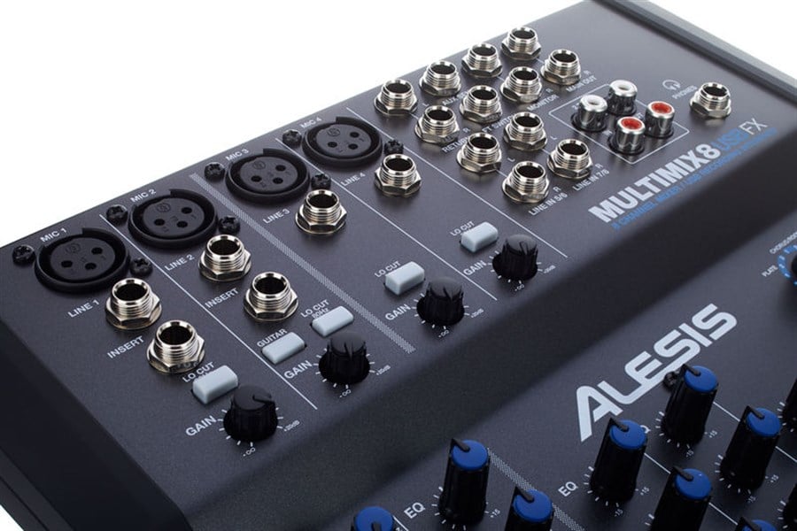 Alesis MultiMix 8 USB FX 8 Kanallı USB Mikser
