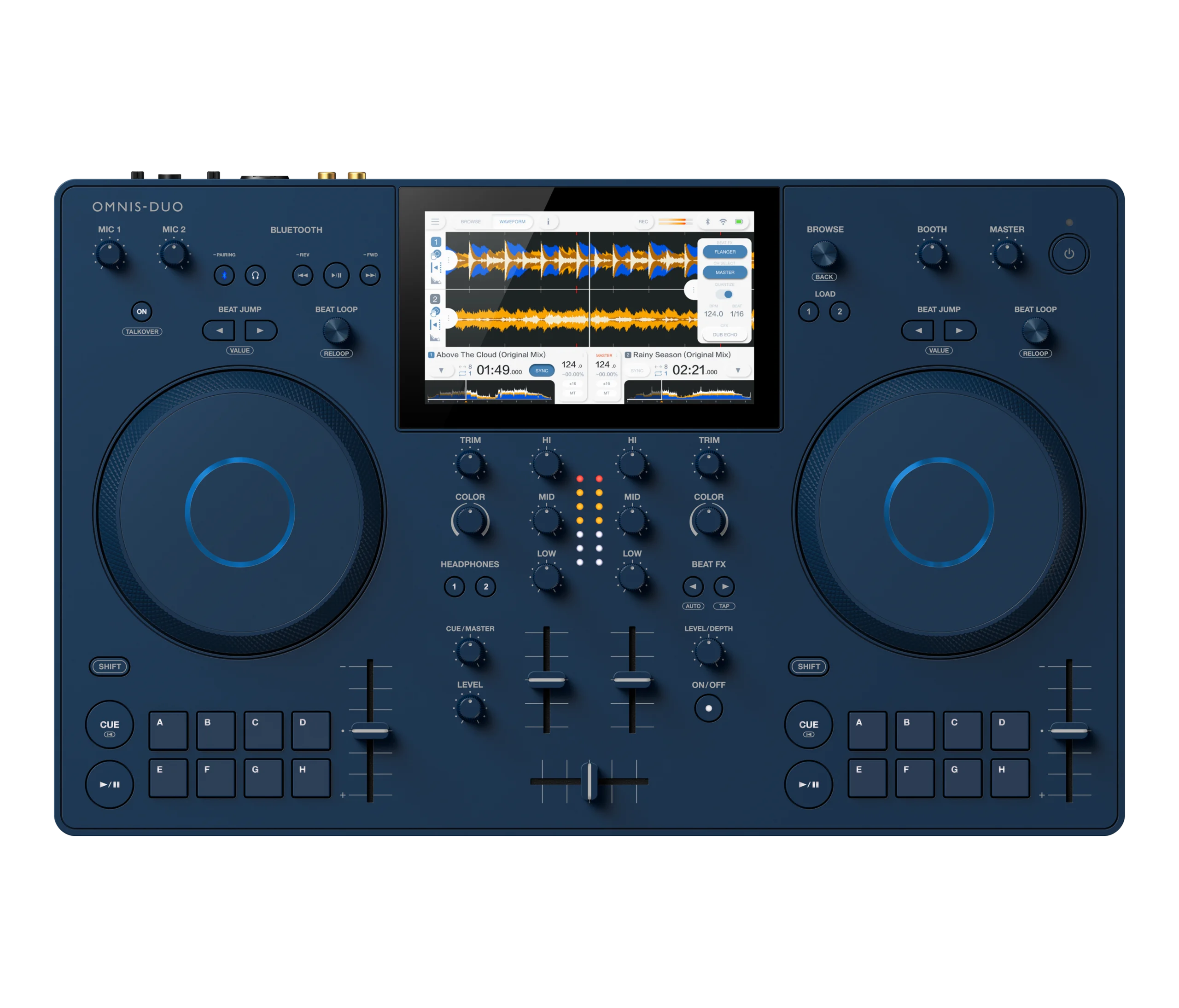 AlphaTheta Omnis-Duo Hepsi Bir Arada Taşınabilir DJ Controller