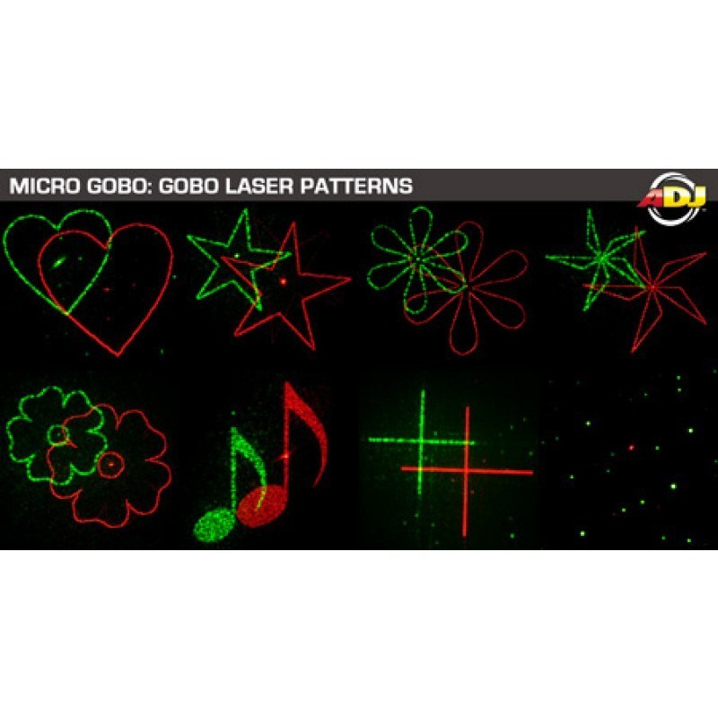 American Dj Micro Gobo Kırmızı Yeşil Lazer