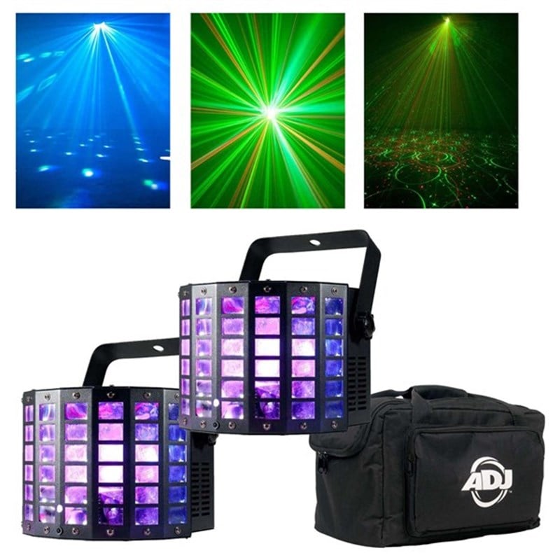 American Dj Mini Dekker LZR - RGBW Led Efekt , Kırmızı-Yeşil Lazer