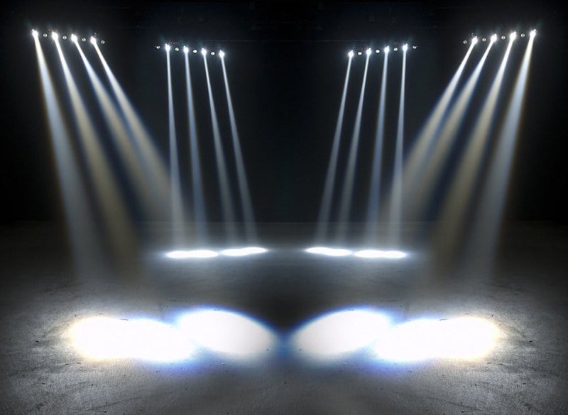 American Dj Sweeper Beam LED - 8x 3 W beyaz CREE LED Beam Efekt Işık
