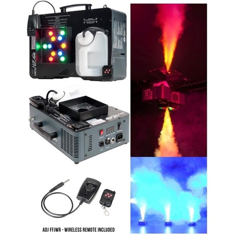 Amerikan Dj Fog Furry Jet - 700-Watt Sis Makinası 12x 3-Watt Led Boyama