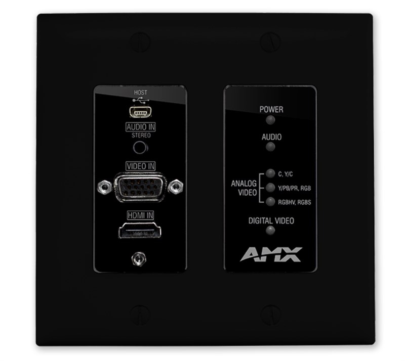 AMX DX-TX-DWP Multi-Format Decor Style Wallplate Transmitters 